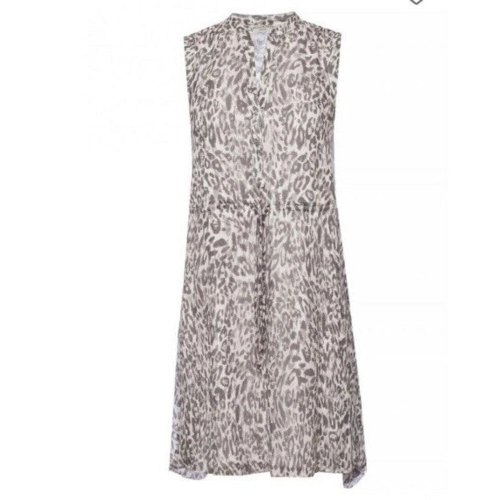All Saints Women’s Clary Pattern Dress Sleeveless Mini Size Small Pink/Gray Sml - Picture 2 of 9